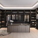 YALIG Bedroom Furniture Portable and Foldable Wooden Wardrobe with Contemporary