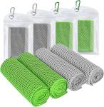 Custom Logo Microfiber Cooling Towel Refreshing Sports Ice Cool Towel