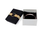 Small Decorative Black Jewellry Box , Earring Necklace Bracelet Storage Box With