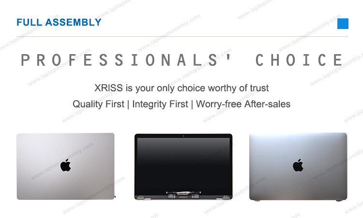 Laptop Lcd Display Screen Digitizer Full Assembly for Macbook Pro 2016 2017 13 15 16 Inch A1706 A1708 Lcd Screen Replacement