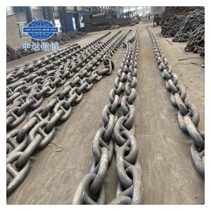 Quality In Stock 76MM Grade U3 Boat Chain With Certificate Black Painted wholesale