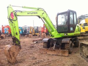 Quality USED HYUNDAI 60W-5 Wheel Excavator FOR SALE wholesale