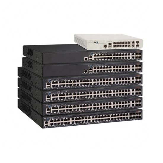 24 Port PoE Switch with 2x10 GBE Uplinks and Full-Duplex Half-Duplex Communication Ruckus ICX7150-24P-2X10G Entry-Level Access