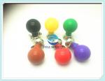 Chest Reusable ECG Electrodes Nickel Metal Material Adult Din 3.0 / 4mm 6 Color