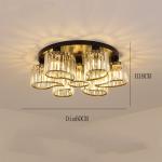 Romantic Modern Minimalist Ceiling Lamp American Model Room Personality Luxury