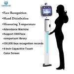 Stainless Steel 16G EMMC Face Recognition Infrared Thermometer