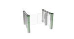 Anti Fingerprint Smart Train Station Turnstile Swing Barrier Access Control