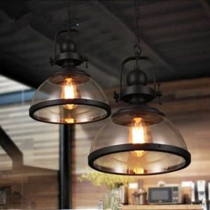 Quality Vintage Industrial glass Pendant Lights Loft iron antique Hanging Lamp(WH-GP-89) wholesale