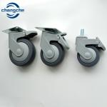 110kg Medical Poly Casters Rubber Dolly Wheels With Bearing