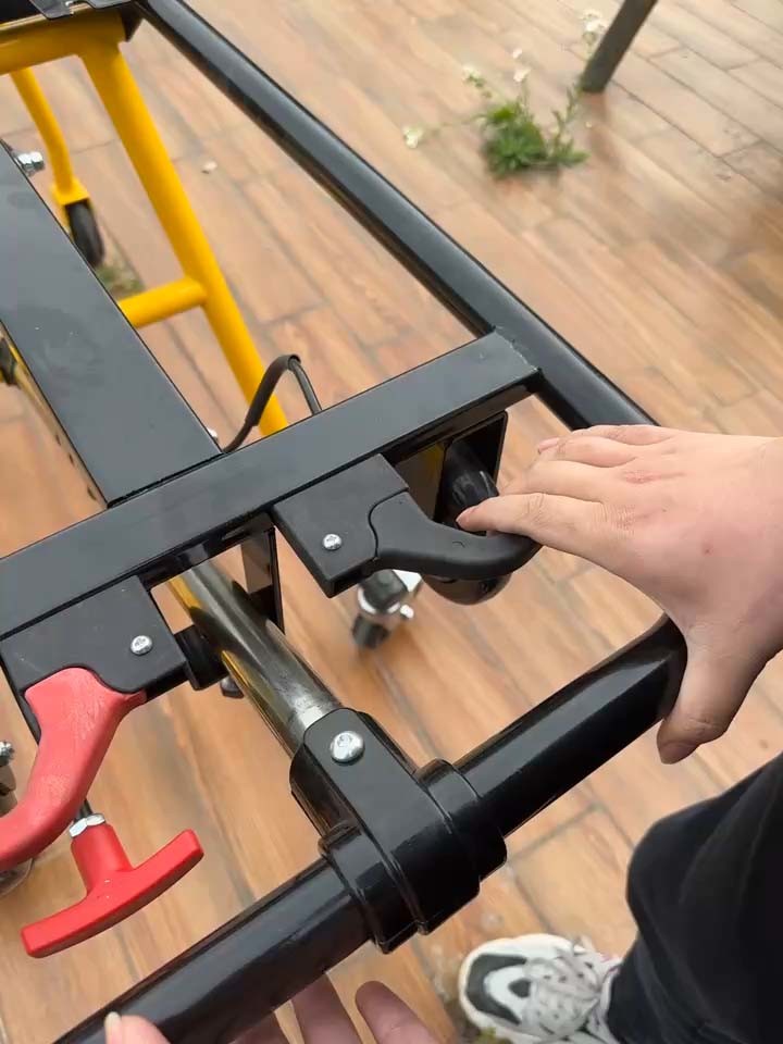 Thickened Aluminum Alloy Ambulance First Aid Stretcher With Folding Leg Mechanical Structure Height Adjustment Leg And Back Adjustment