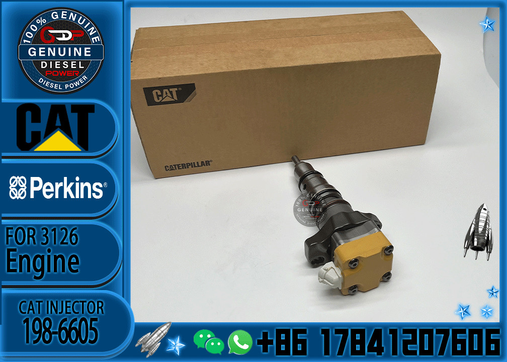 Reman Fuel Injector 128-6601 198-6605 178-0199 1286601 1986605 1780199 for Caterpillar CAT C7 Excavator 3126B/E 322C 325