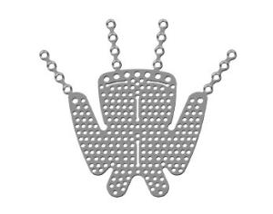 Quality Silver Medical Maxillofacial Implants Titanium Mesh Craniofacial Mini Bone wholesale