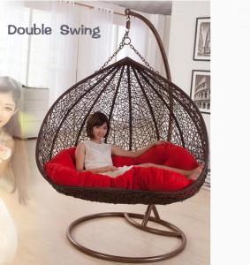 Quality China wholesale Double rattan swing chair hanging chair rattan furniture wholesale