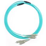 FC Fiber Optic Patch Cord OM3 Outer Diameter 2.0-3.0mm For Surveillance Camera