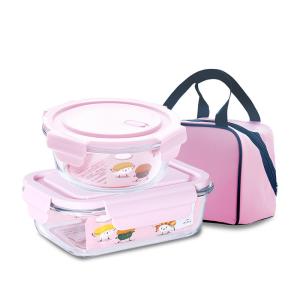 Quality Microwavable 950ml Borosilicate Glass Food Container wholesale