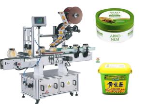 Quality Self Adhesive Top Labeling Machine For Jar / Carton / Container wholesale