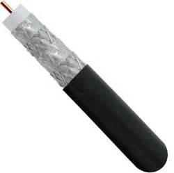 Quality RG11 Quad CATV Coaxial Cable 14 AWG CCS AL Braiding Jelly PE for Direct Burial wholesale