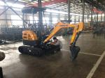 2350rpm 2 Ton Mini Excavator , 3km/H Mini Crawler Excavator