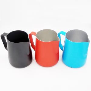 Quality OEM Milk Frothing Pitcher BSCI Stainless Steel Milk Frother Cup wholesale