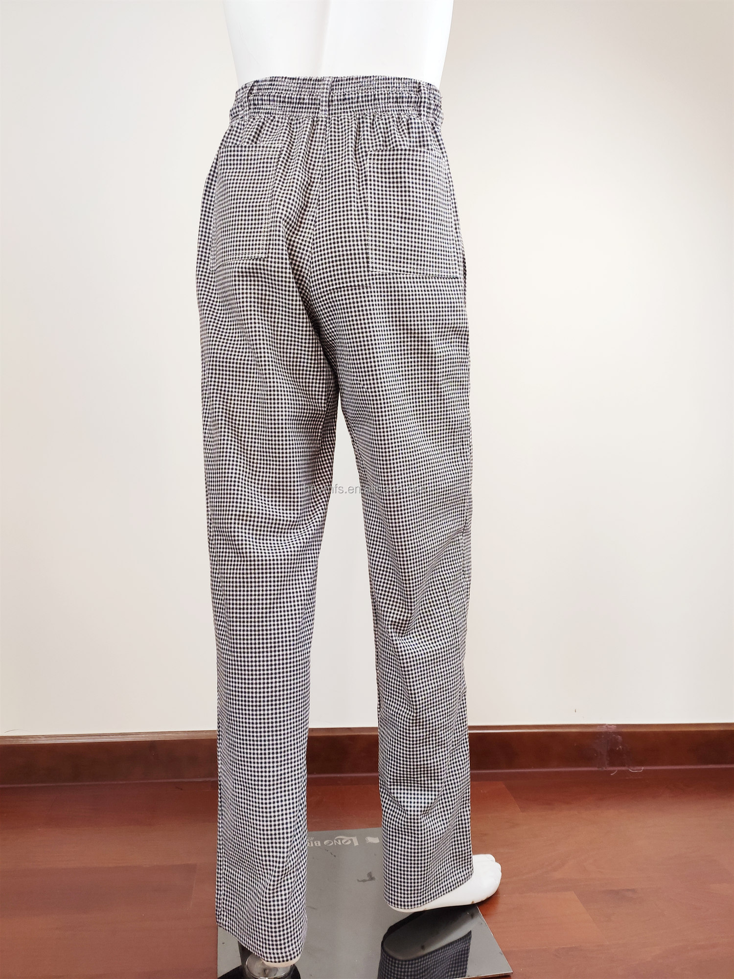 Cotton Polyester Blend Chef Work Pants For Hotels Restaurant