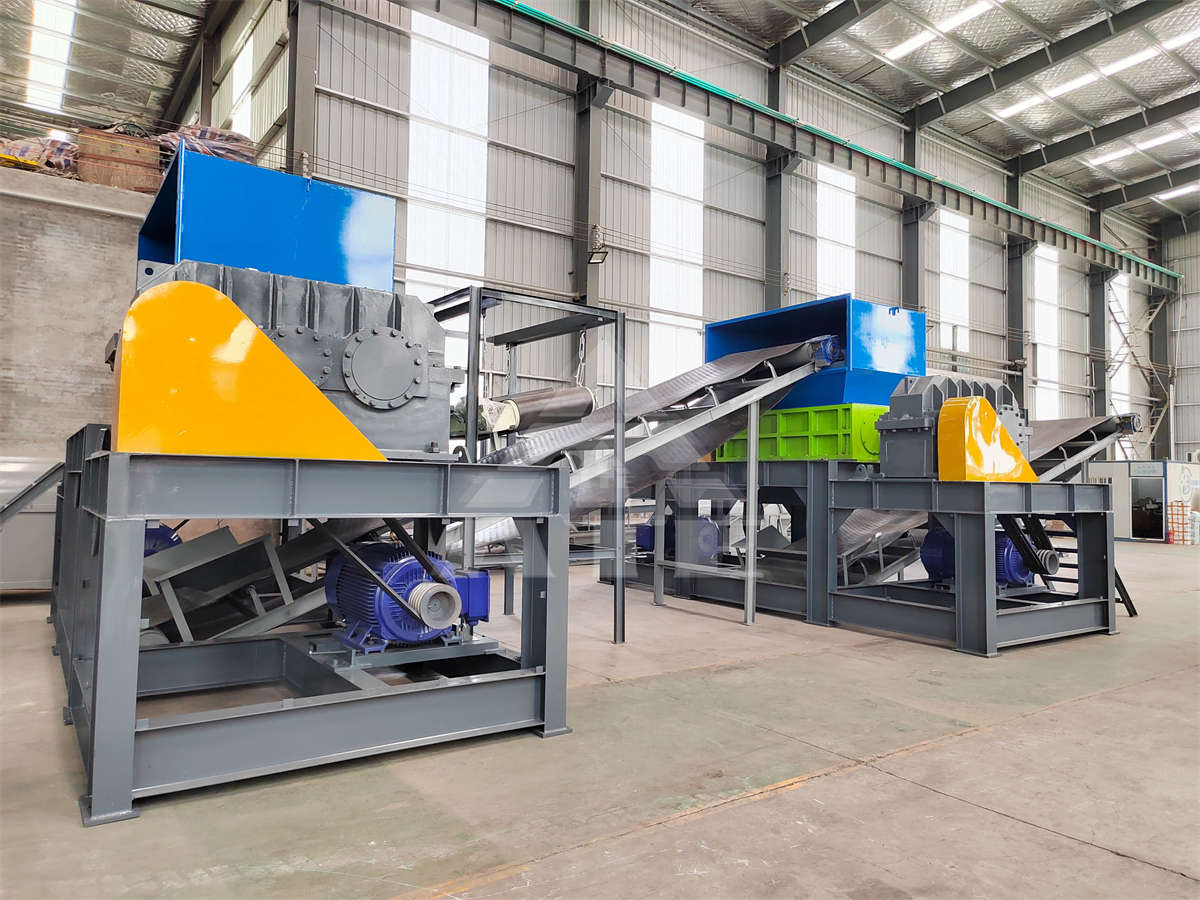 Tire Steel Shredder Machine Tyre Car Waste Metal Shredder Customizable