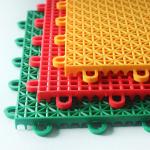 No Smell Indoor Sports Flooring Removable Interlocking Rubber Mats