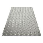 Embossing Metal 1050 1100 1070 Anti Slip Aluminum Checker Plate For Floor