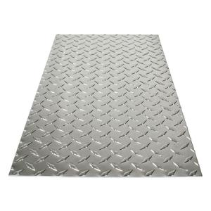 Quality Embossing Metal 1050 1100 1070 Anti Slip Aluminum Checker Plate For Floor wholesale