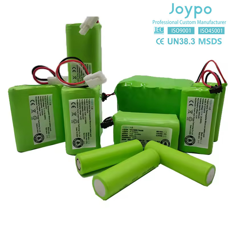 18650 ODM OEM Lithium Battery Pack 3.7V 7.4V 11.1V 14.8V 18V 22.2V