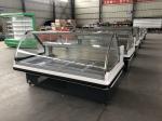 Cooked food display cabinet refrigerated preservation arc glass cover commercial