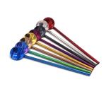 OEM 2in1 Coffee Cocktail Long Stainless Steel Straws With Spoon