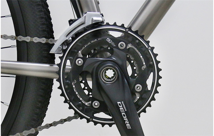 Tianjin manufacture High grade 26" Titanium alloy mountain bike OEM with Shimano 30 speed