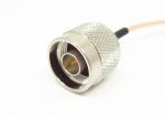 RG142 RF Cable Assemblies N Male To Male RF Coaxial Connector 50Ω Impedance