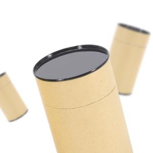 Quality Recyclable Paper Composite Cans Satin Fabric Lining Multifeature wholesale