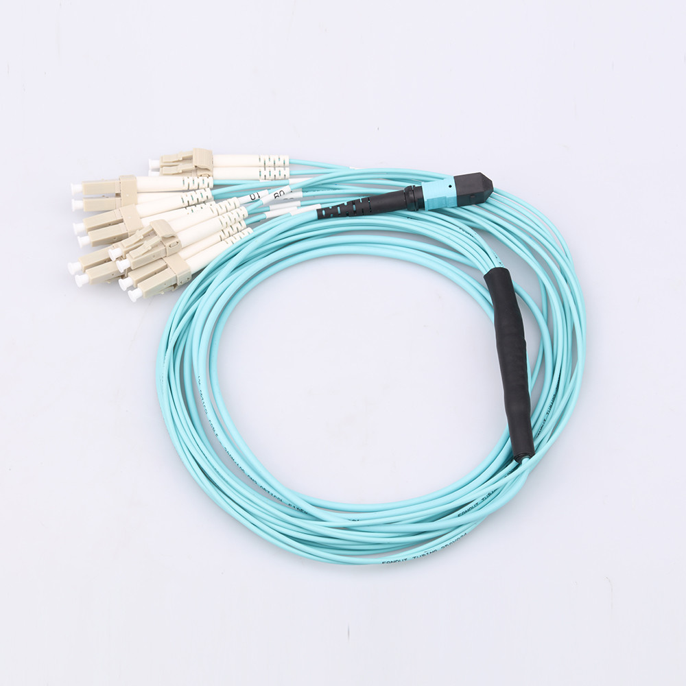 OM4 MTP Fiber Optic Patch Cord High Stability For 40G Networks