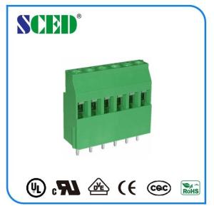 Quality Euro Type Screw Connection Terminal Block 300V 10A PA66 Brass wholesale