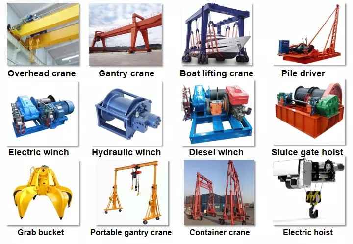 Portable Low Headroom Crane Gantry Spare Parts 5ton Travel Hoist