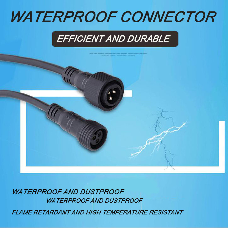 IP65 Waterproof Wire Connectors Male To Female For LED Street Light