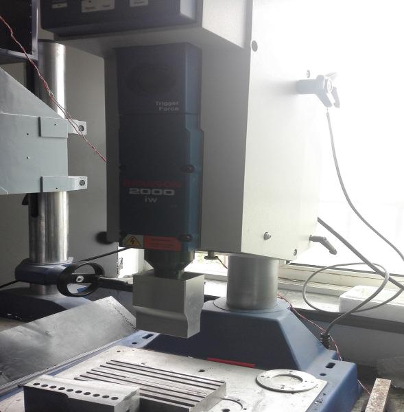 Cheap Ultrasonic Toothpaste Tube Sealing Machine , Ultrasonic Welding Plastic Parts CE for sale