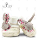 Plush Toddler Shoes Comfortable Safe Baby Infant Toe Rabbit Head Shoes
