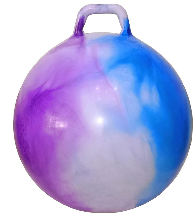 Hoppity Ball inflatable Bouncer Toy With Handle 21in