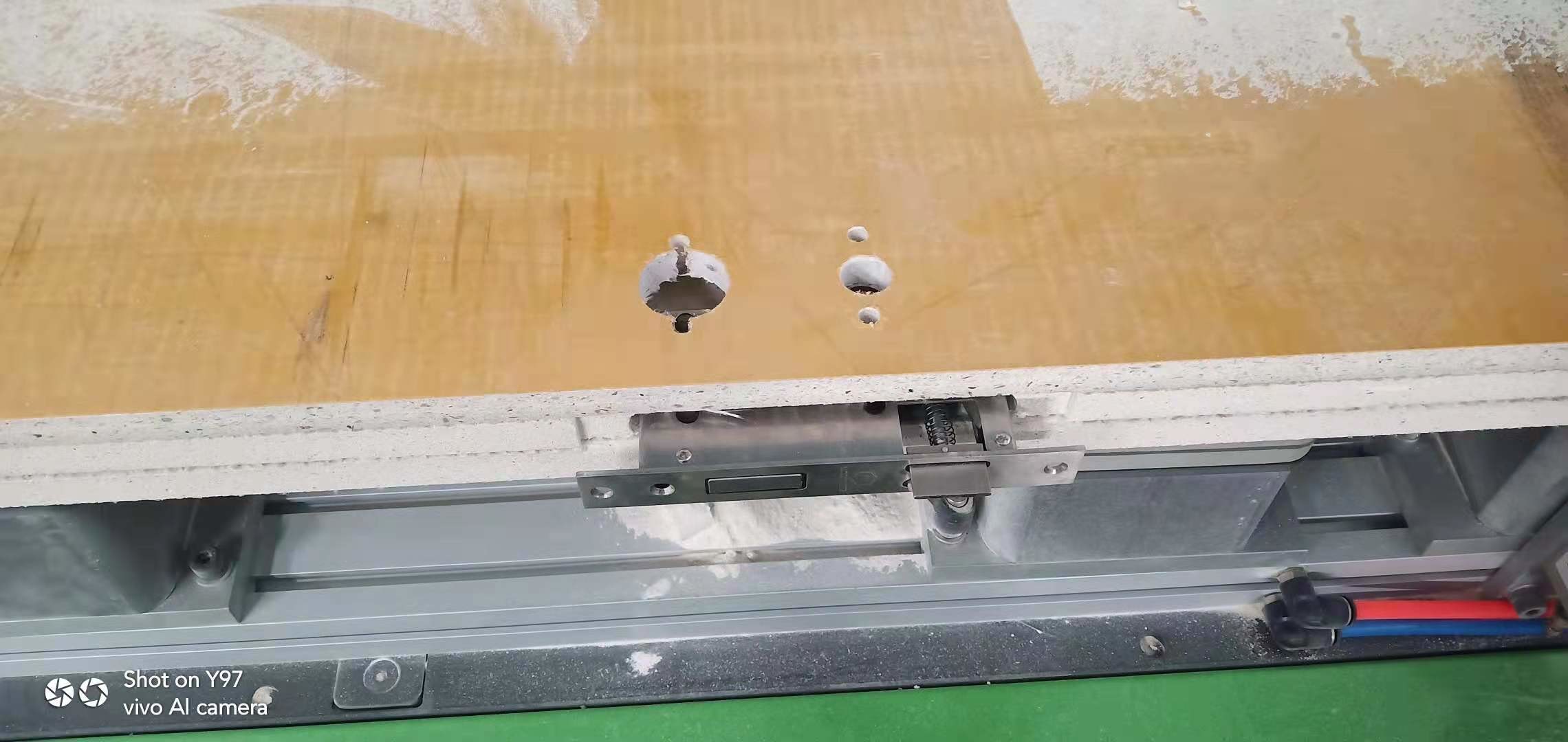 Fire Proof Door Engraving Machine Lock Bodies Lock Core Holes Locks Hinges