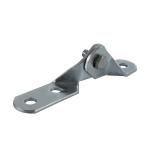 Blue White Zinc Galvanized Anti Vibration System Clamps Steel Fastener