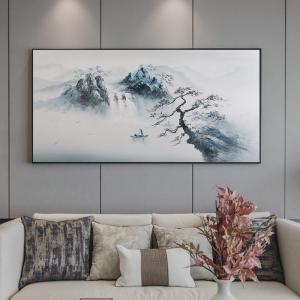 Quality Customized Size Hand Painted Landscape Oil Painting Modern Textured Canvas Art for Home Decor wholesale