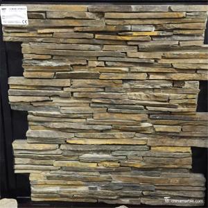 Quality Natural Stone Wall Cladding With Cement Backed High Temperature Resistant wholesale