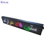 Semi-outdoor RGB LED Car Advertising Screen Display with 120 Degree Viewing