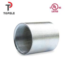 Quality Zinc Coating Galvanized Steel IMC Threaded Conduit Coupling 1/2&quot; To 4&quot; wholesale
