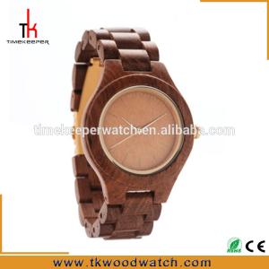 Quality Made from wood Japan movement Wood caseback engraved wood watch wholesale