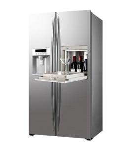 Quality Frost Free Side By Side Refrigerator Freezer Big Capacity Fashion Interior Design wholesale