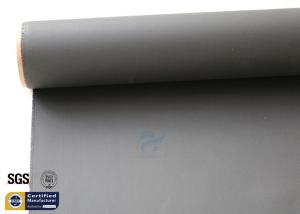 Quality Black Heat Thermal Insulation Materials 0.43MM 530GSM Acrylic Fiber Glass Fabric wholesale